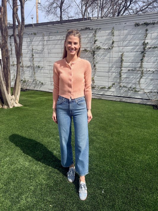 slim cashmere cardigan