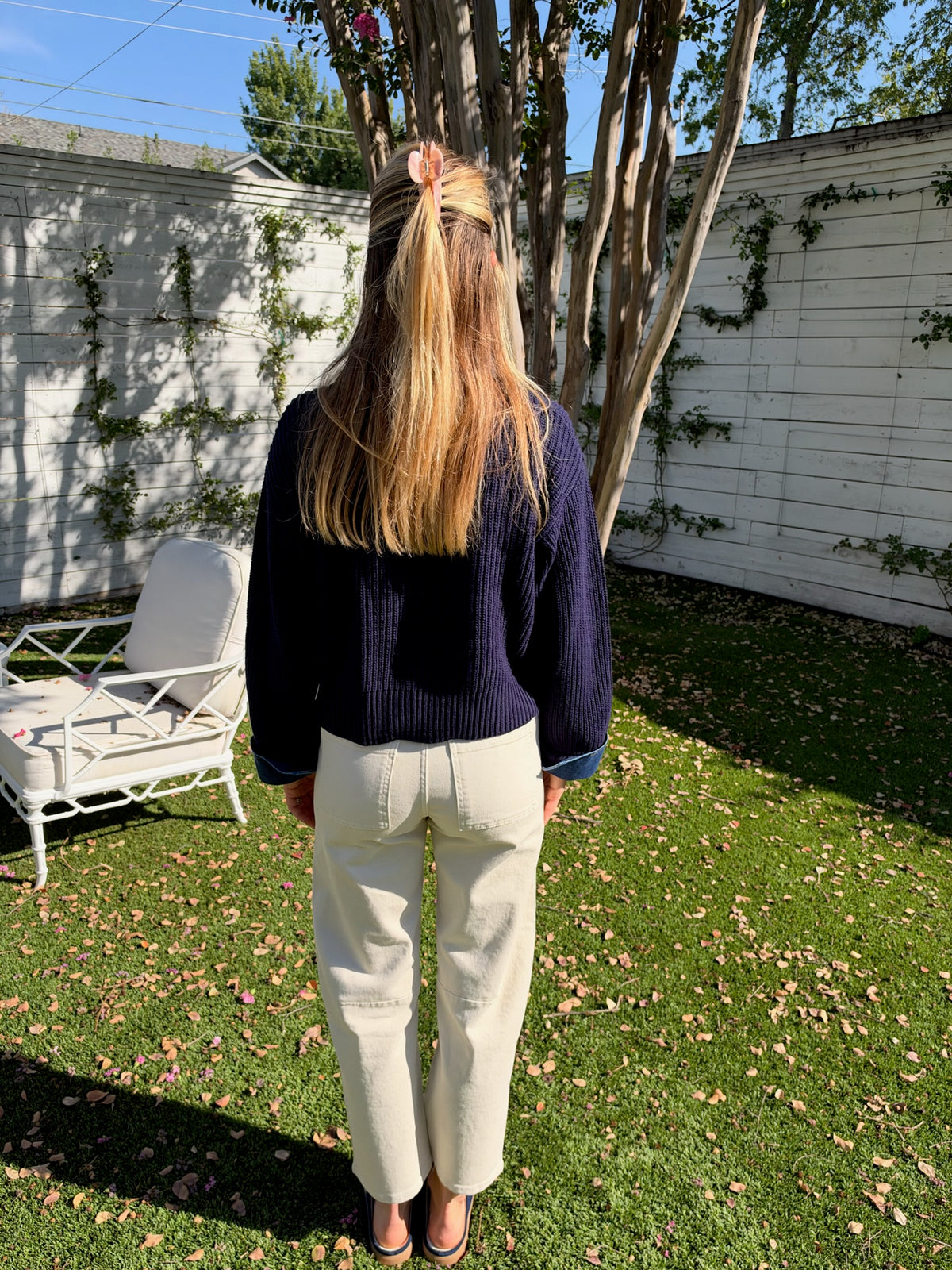 harvey sweater in navy