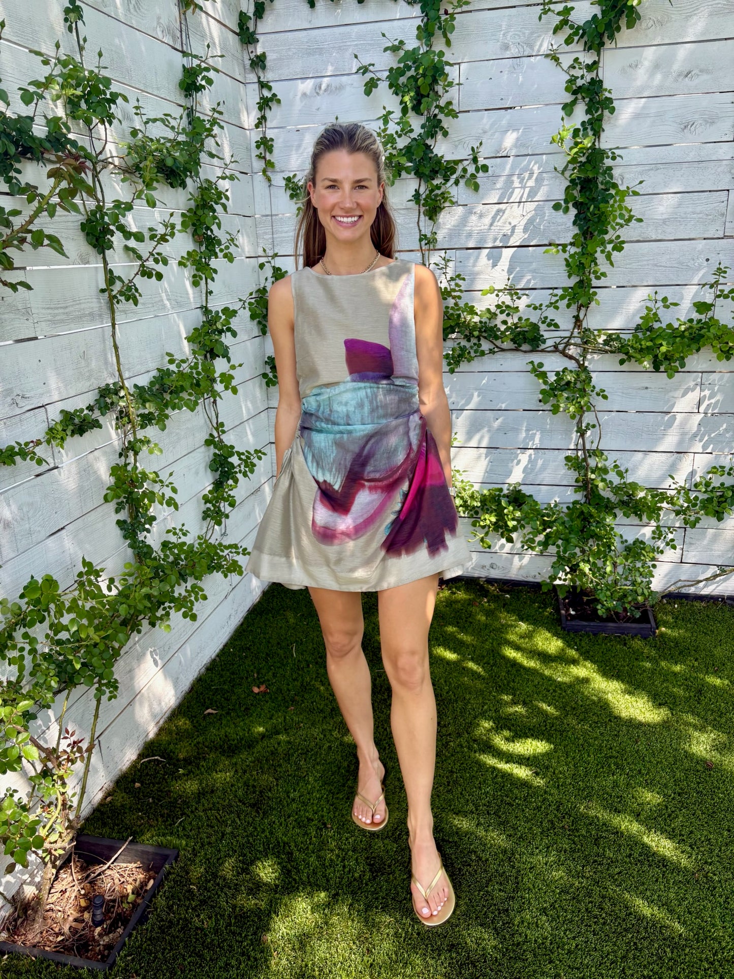 waverlyn ruched mini dress