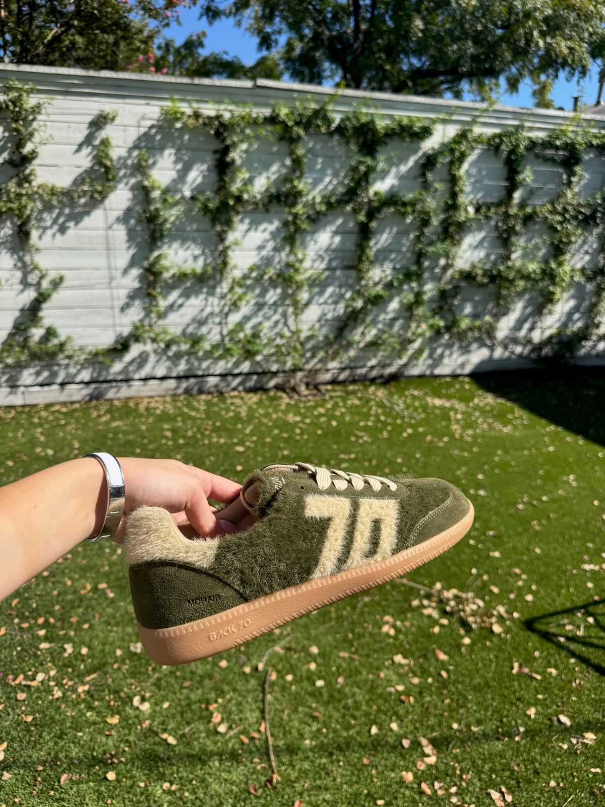 mohair sneaker