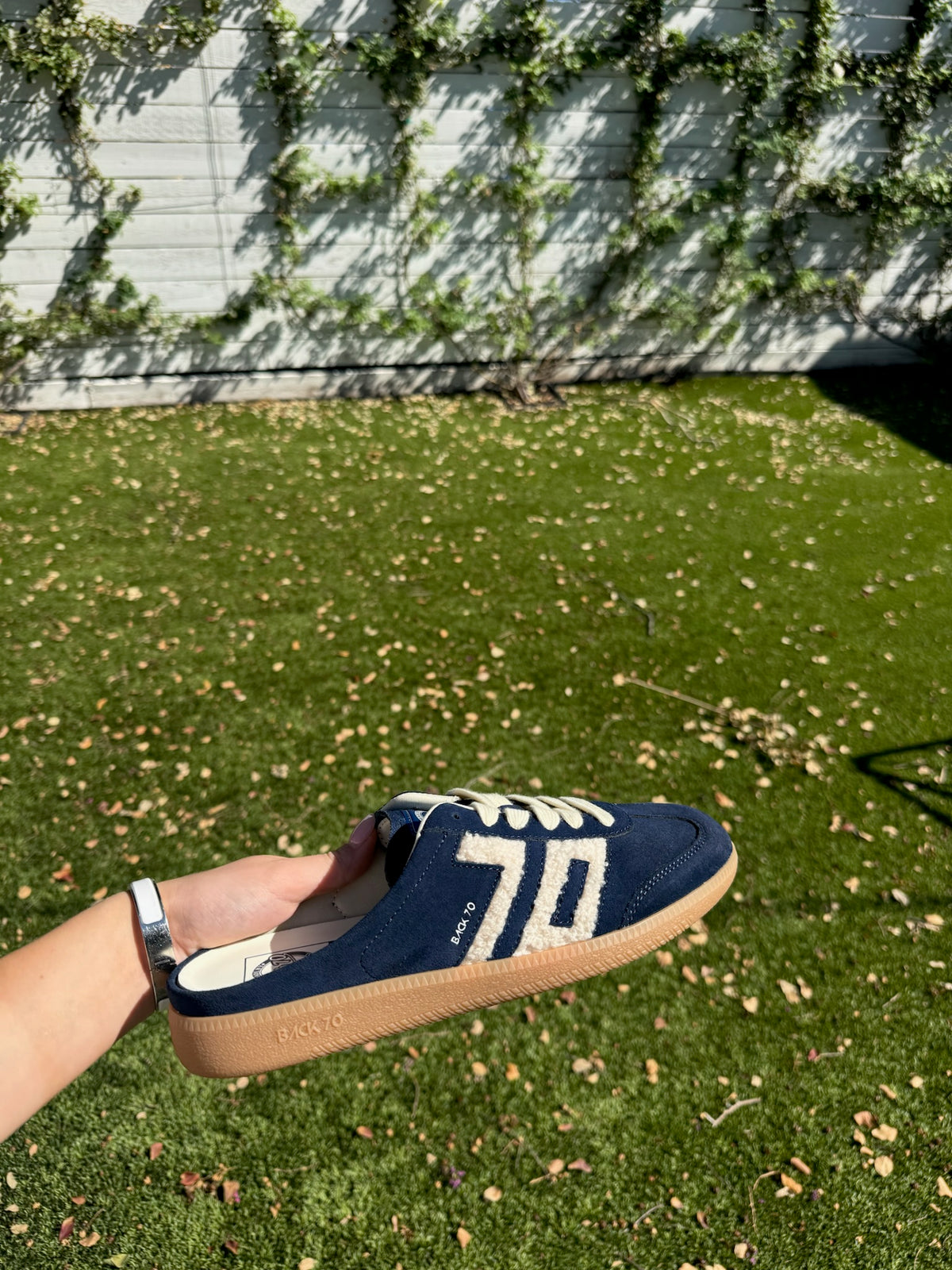 navy teddy slide