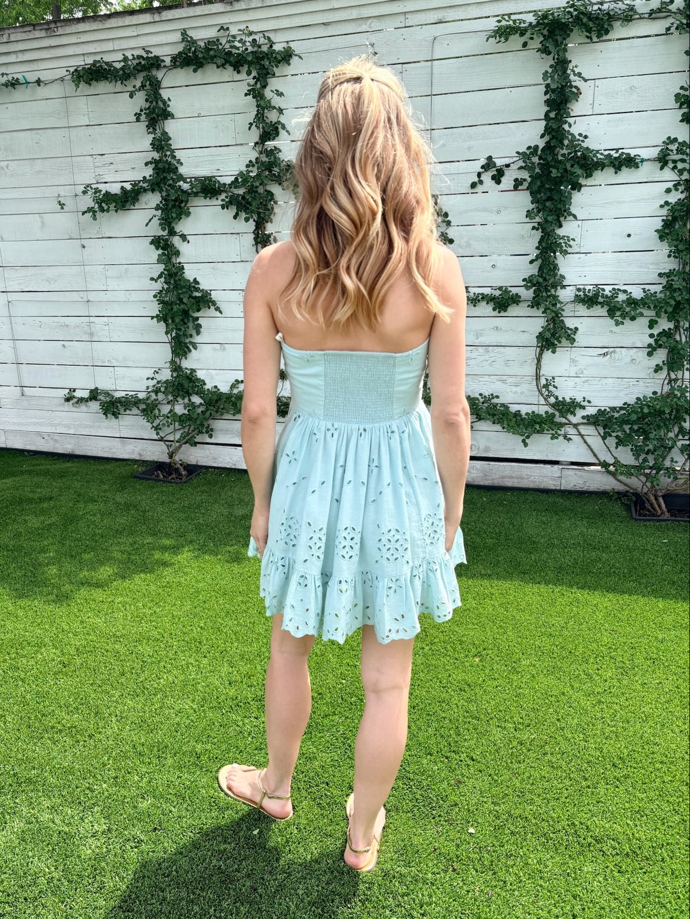 hana off shoulder short dress