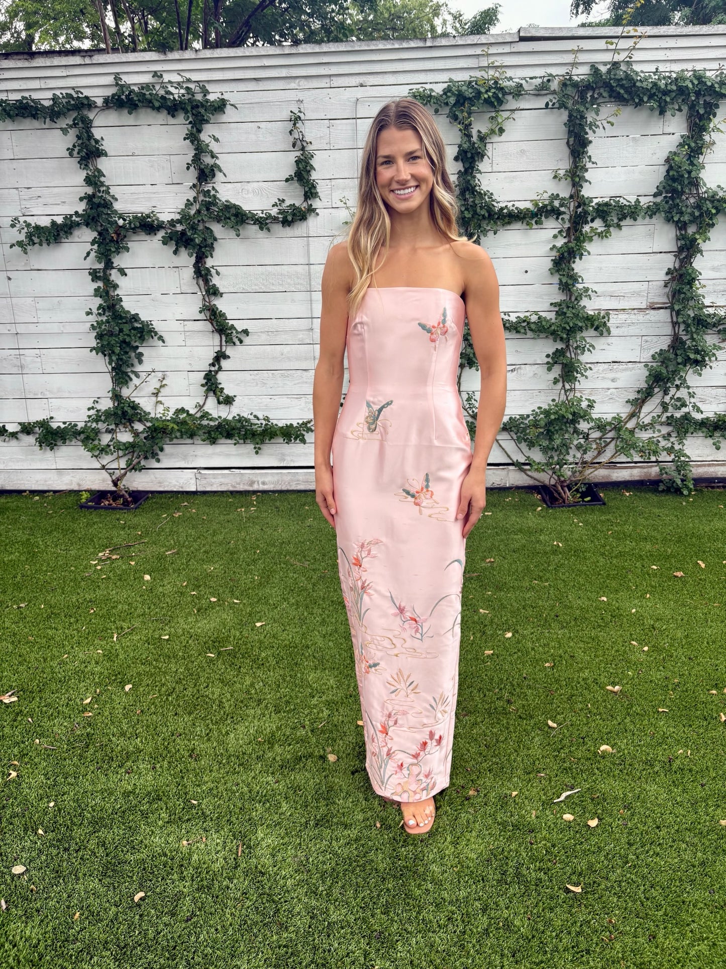 ilsa satin gown