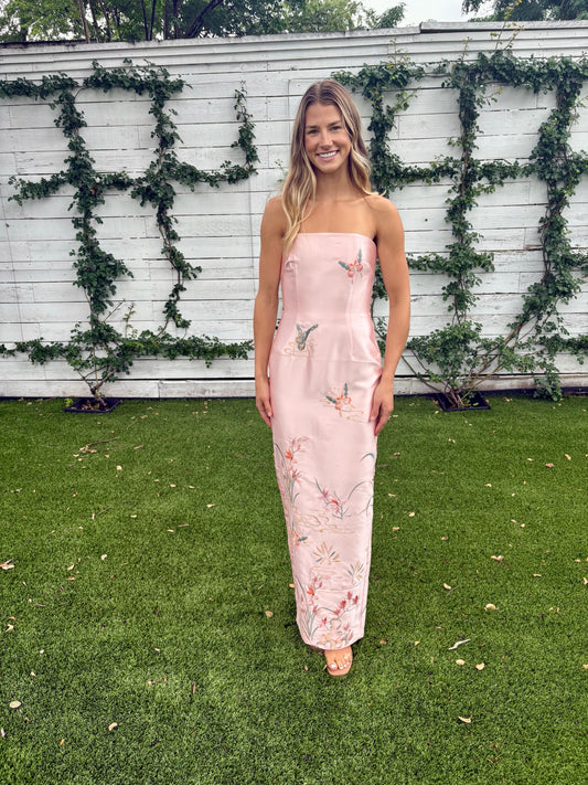 ilsa satin gown