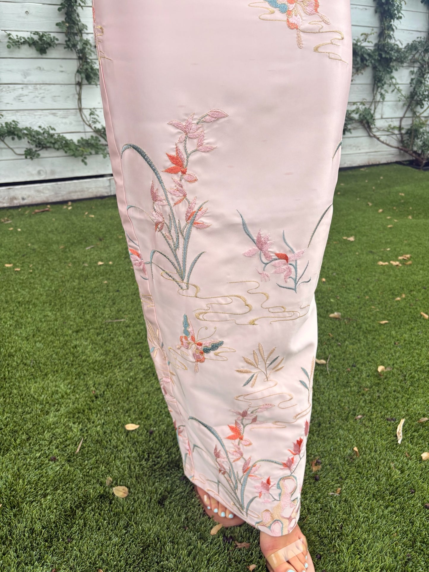 ilsa satin gown