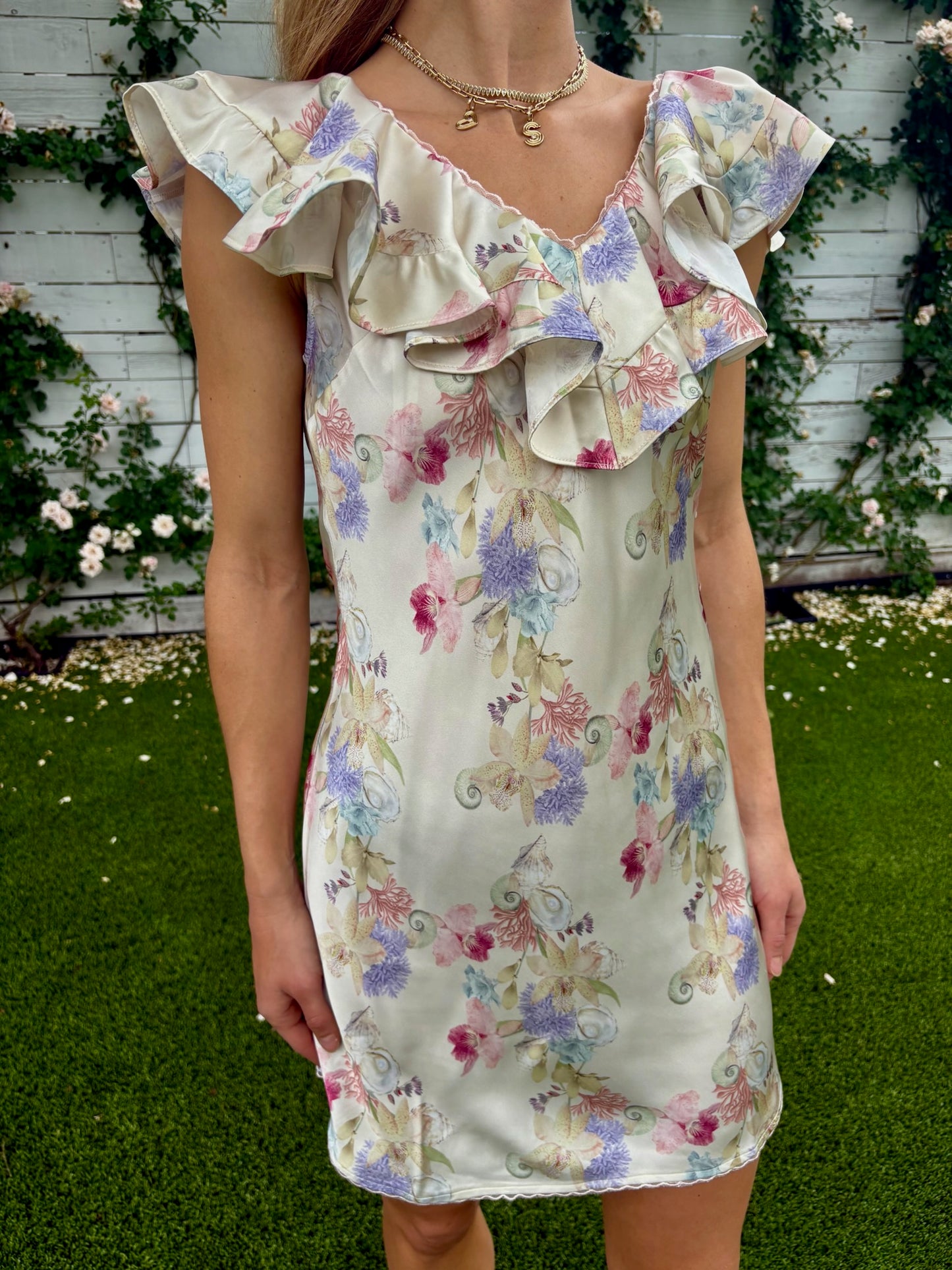 Lulu shell mini dress