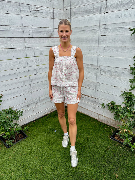 harrietta button through cami