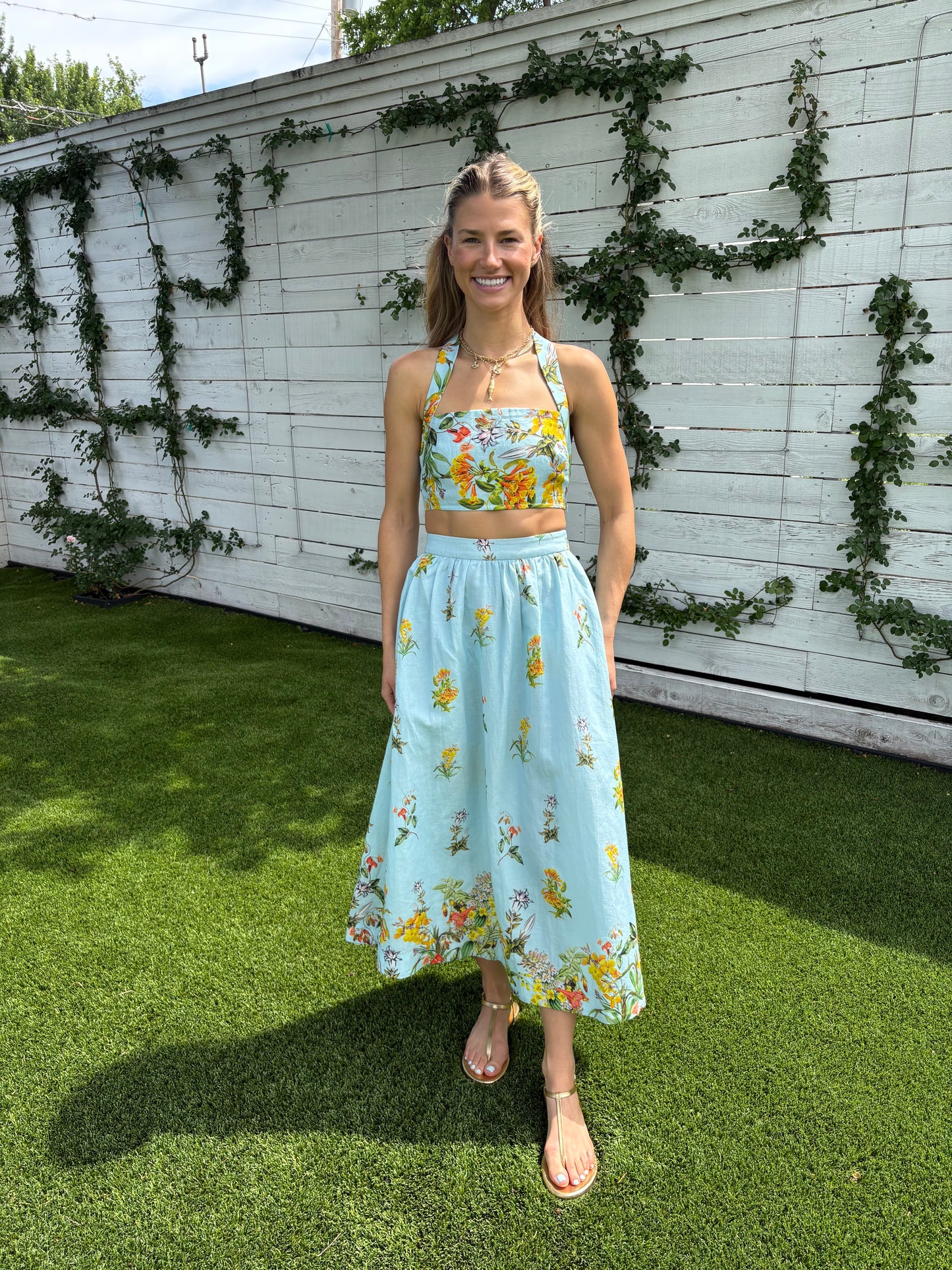 amya midi skirt
