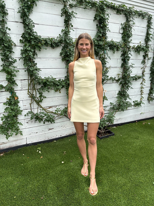 gemma racer mini dress