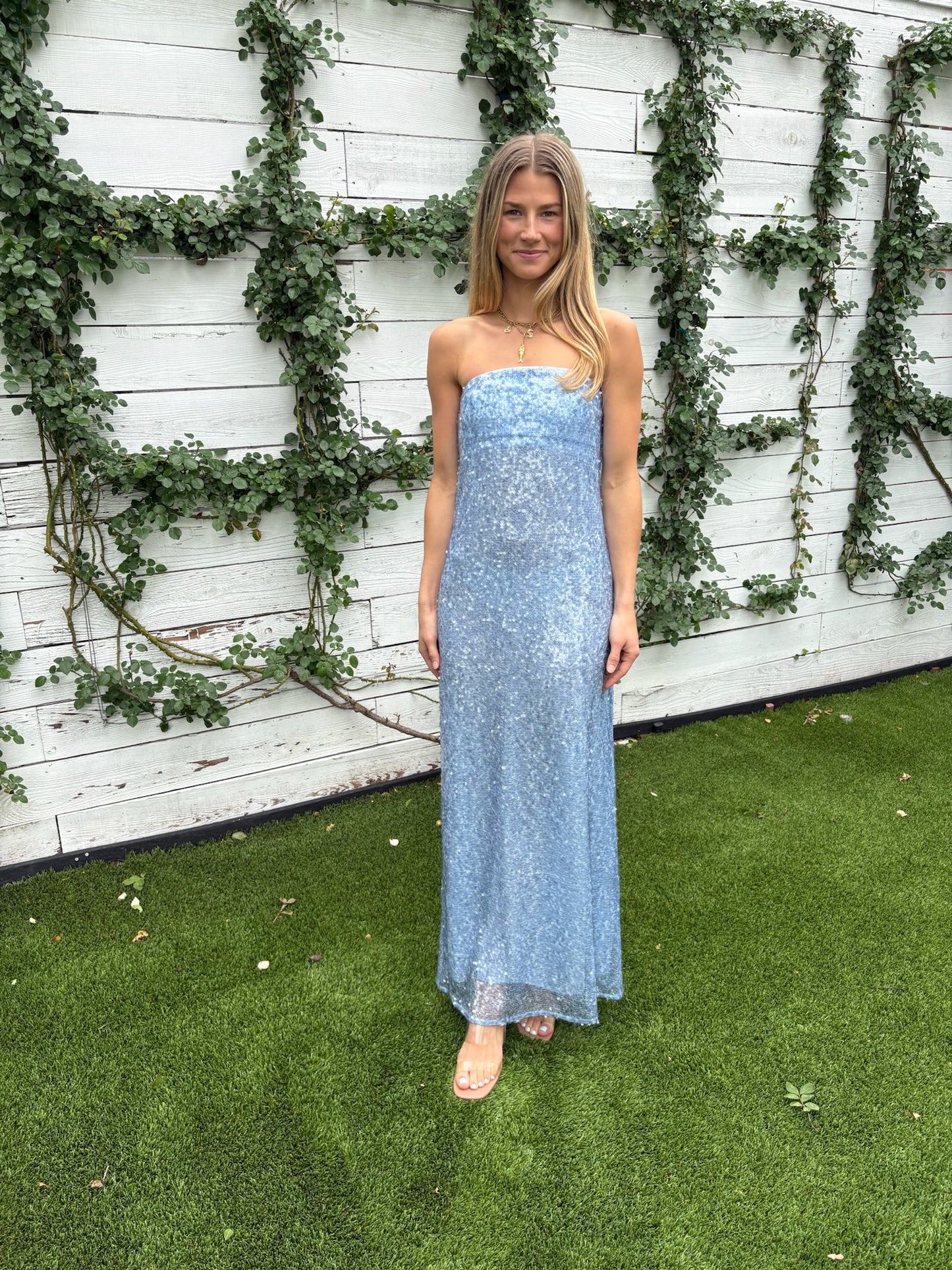 amerie strapless maxi dress