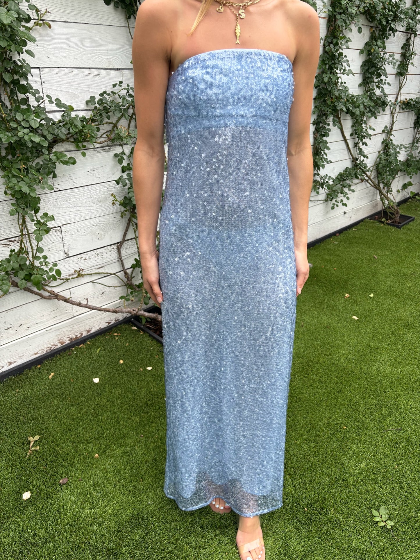 amerie strapless maxi dress