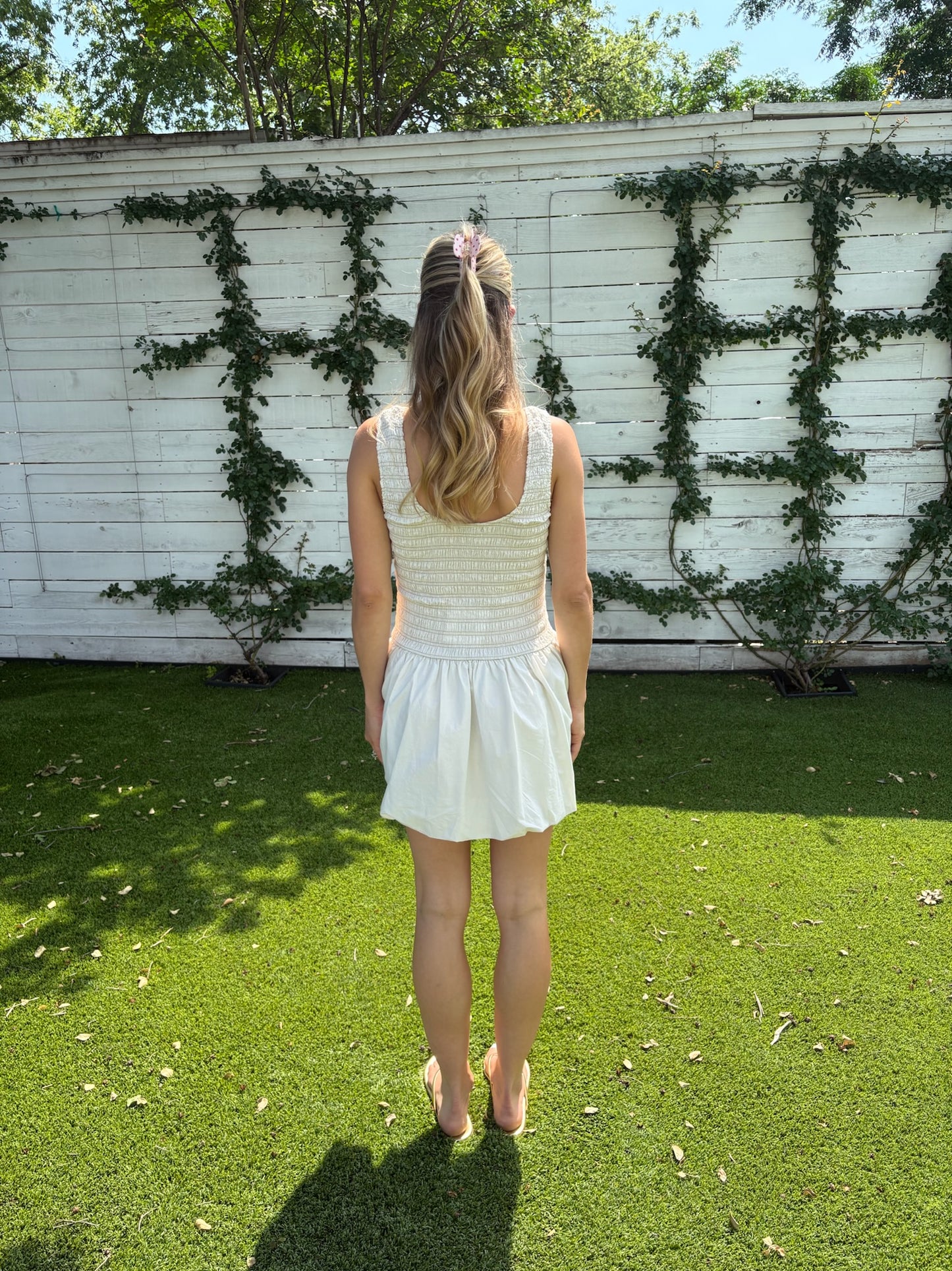 ilona bubble hem dress
