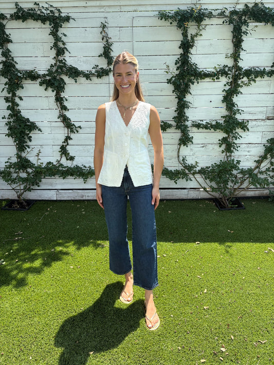jesse top cutwork embroidery