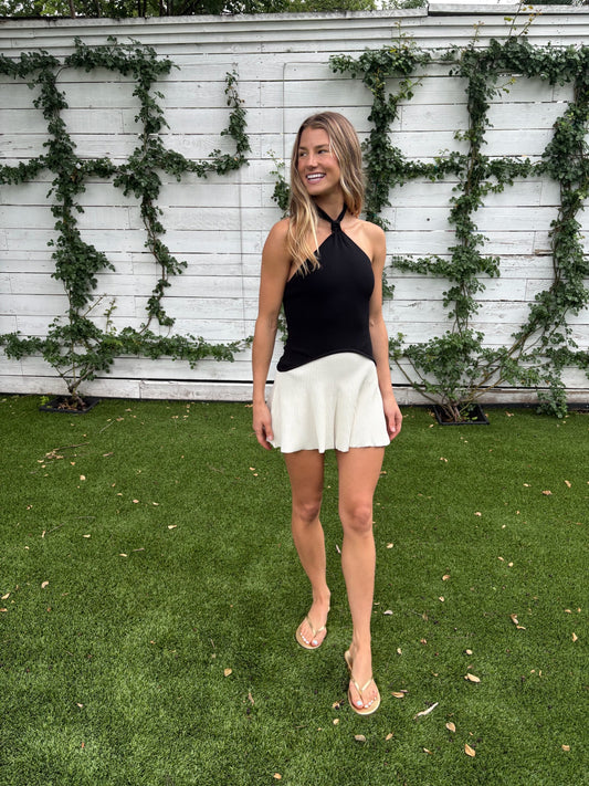 mini halter soglio dress