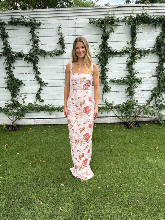 eileen jacquard gown