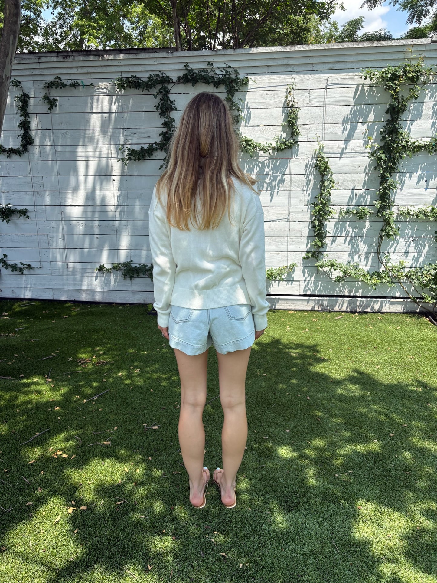 the waist length wrap cardigan