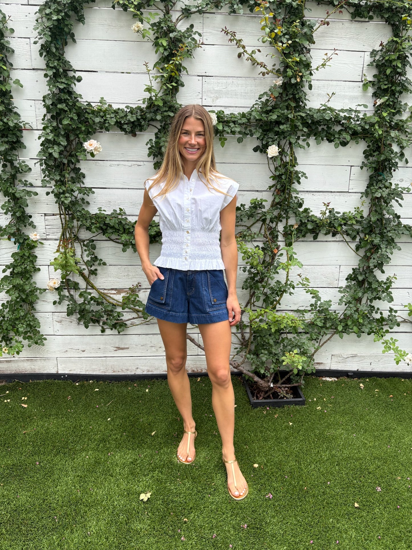 rolo sleeveless top