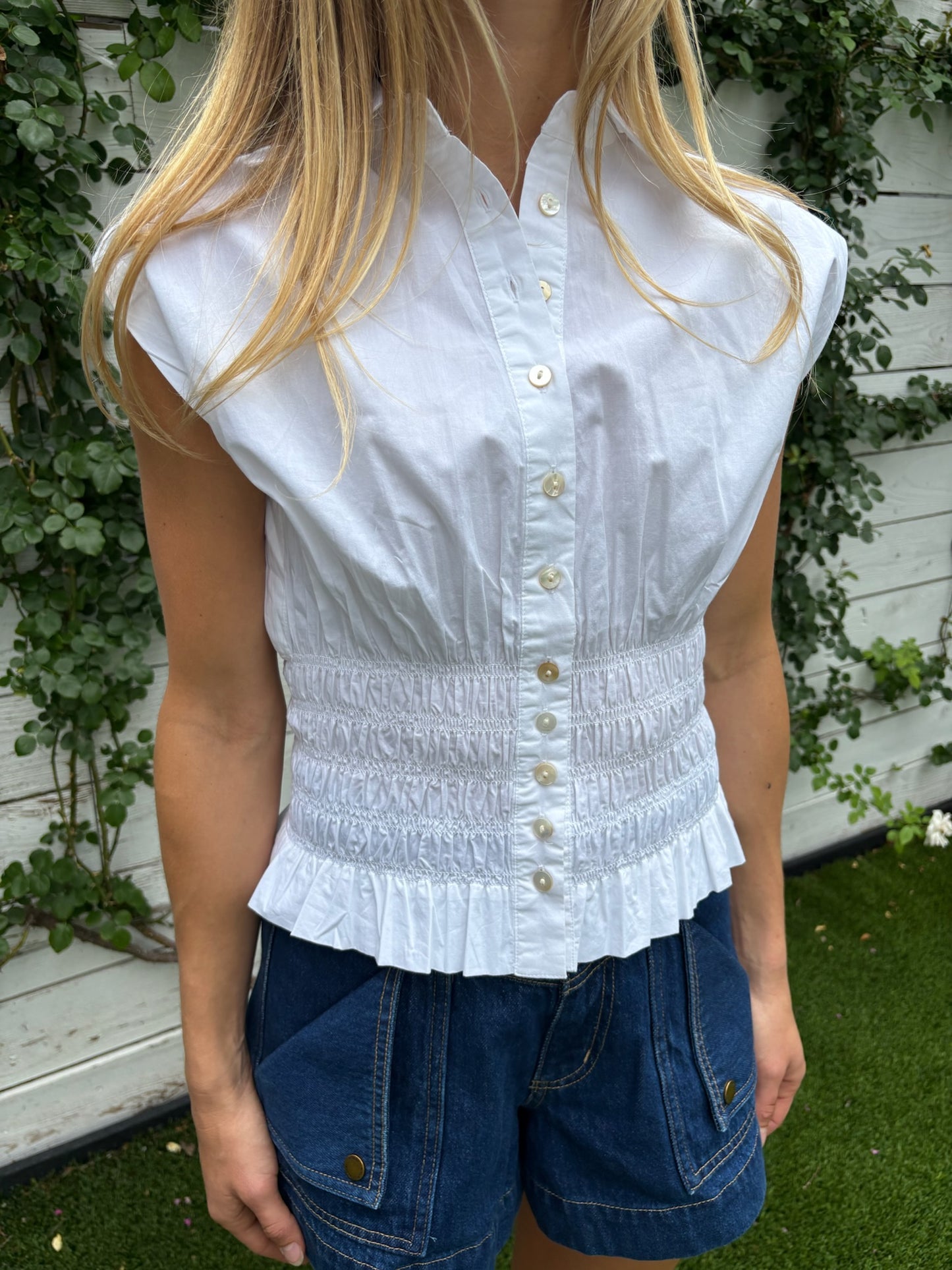 rolo sleeveless top