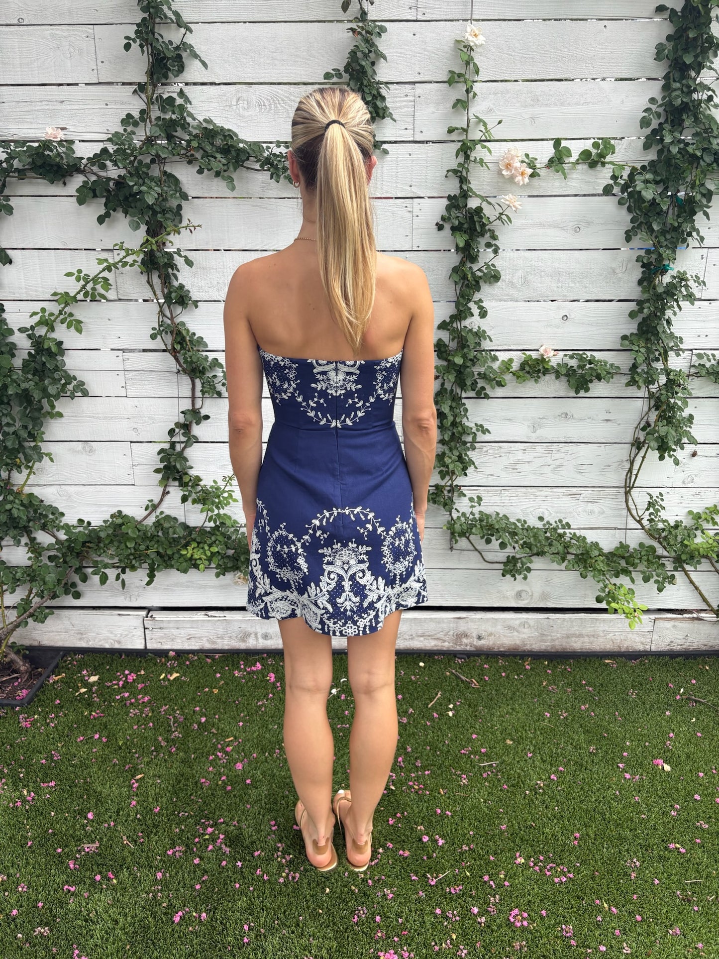 beatrix dress royal lace