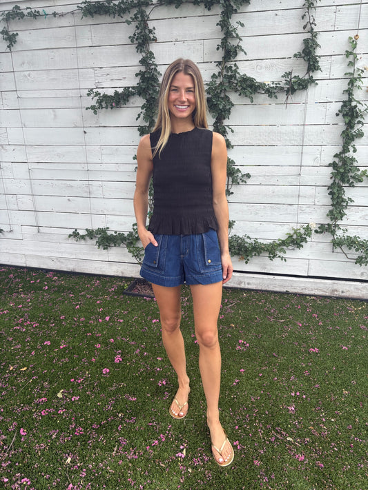 pheobe smocked tank