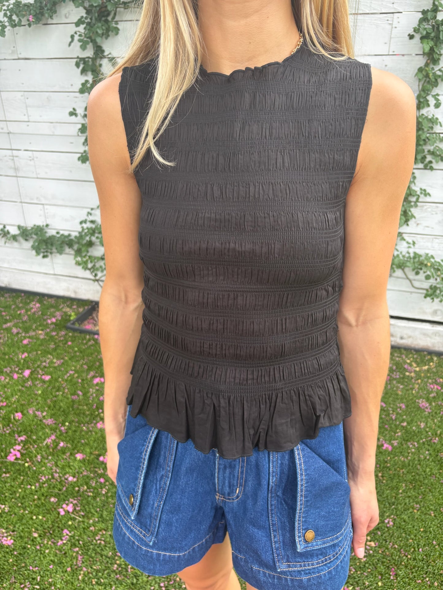pheobe smocked tank