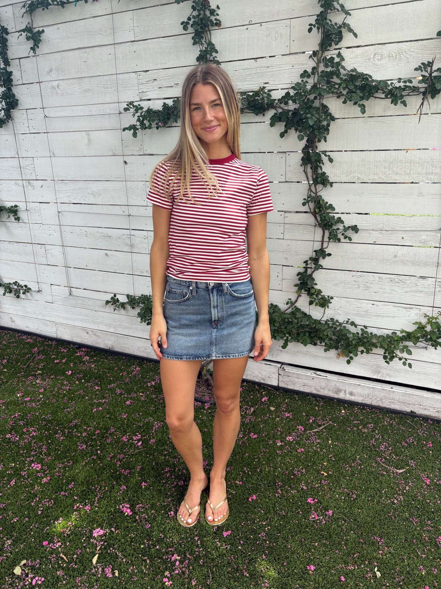 alba shrunken tee