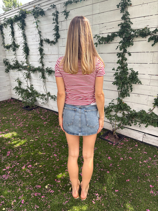 alba shrunken tee