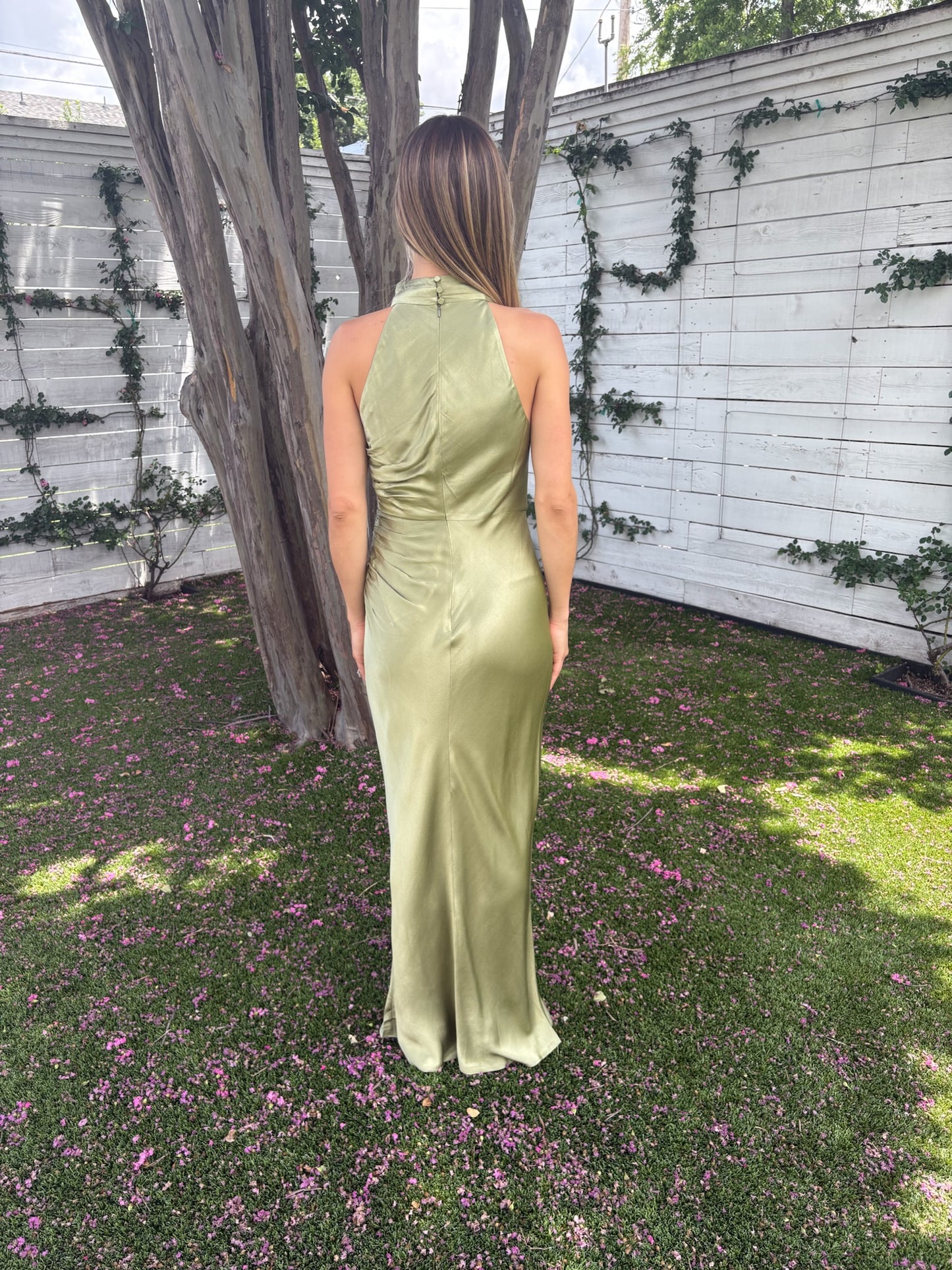 fern gathered maxi