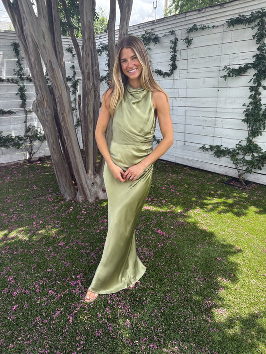 fern gathered maxi