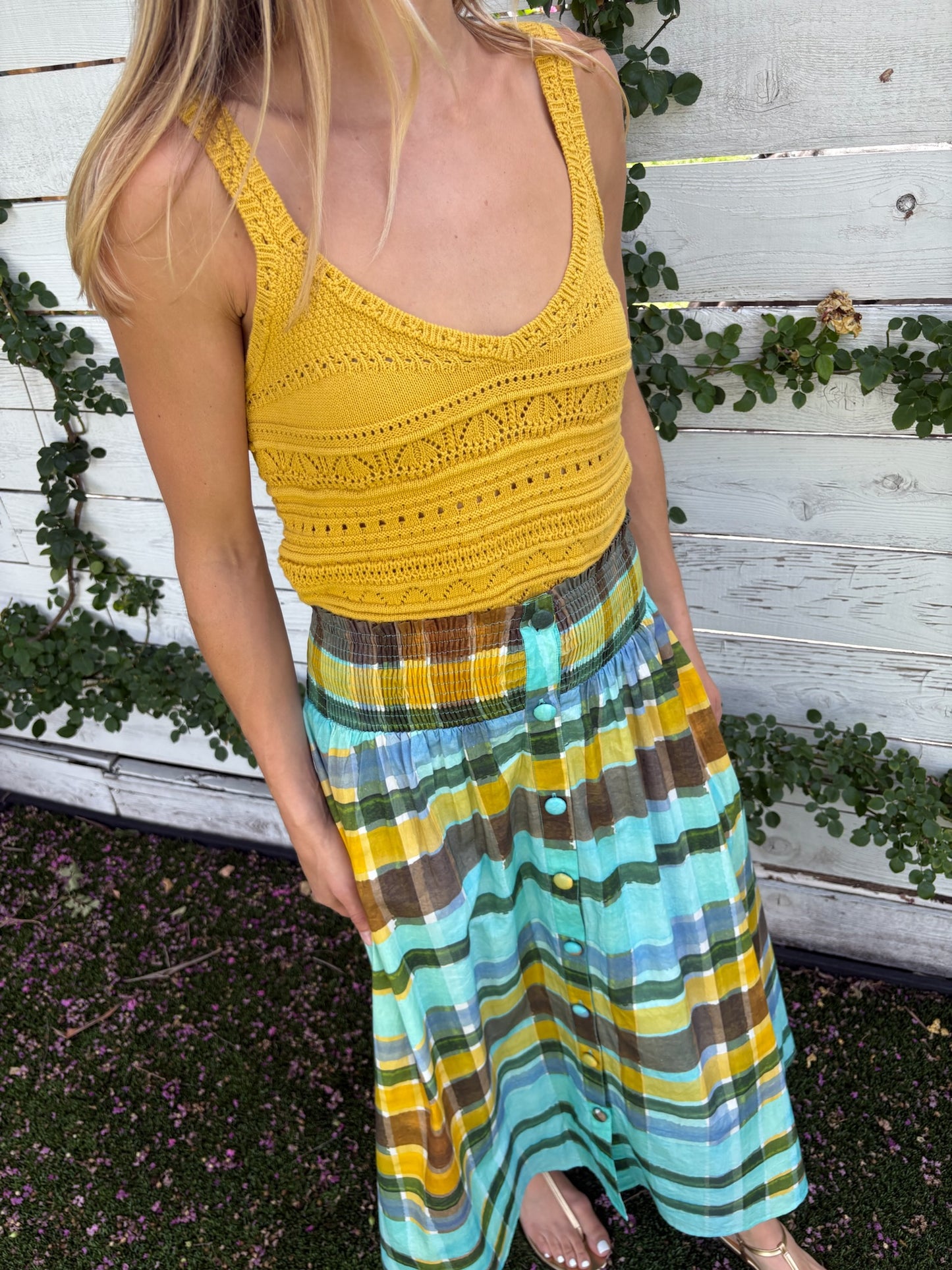 iris crochet top
