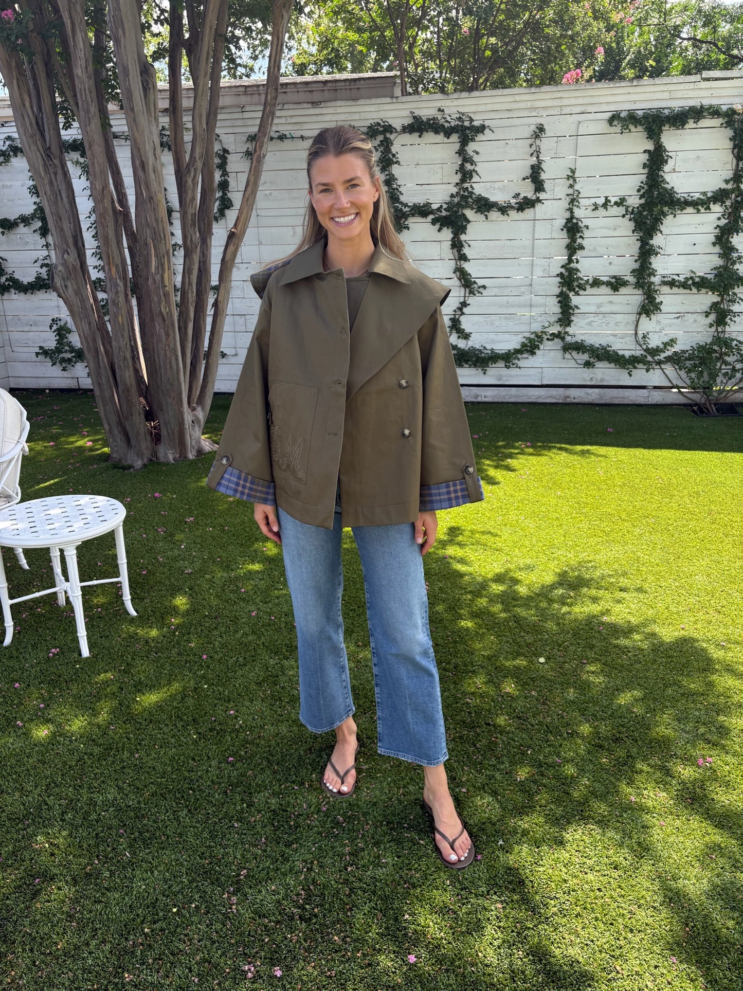 jerry crop trench coat