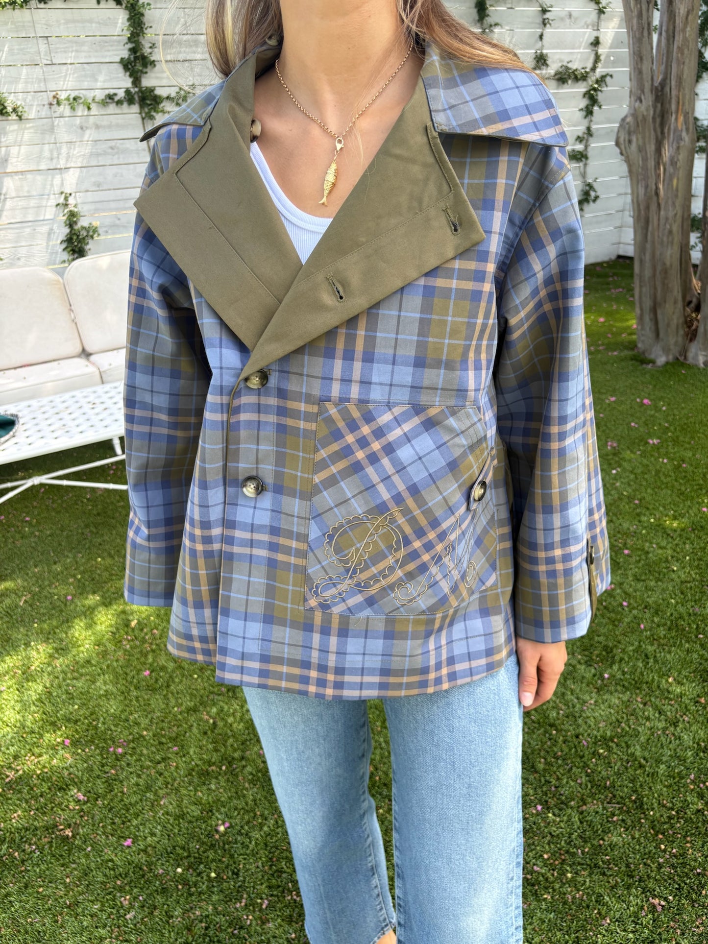 jerry crop trench coat