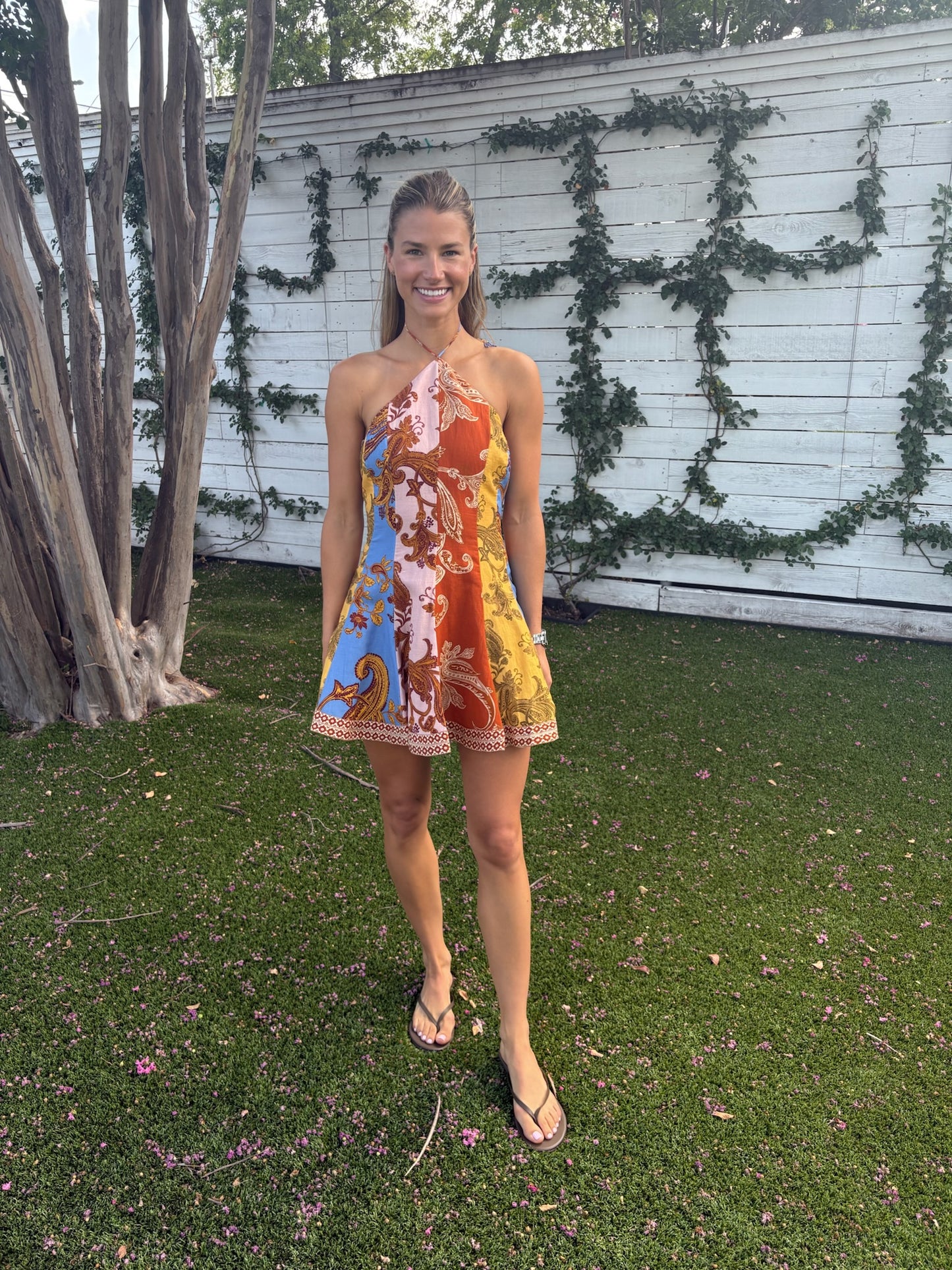 leya skater short dress