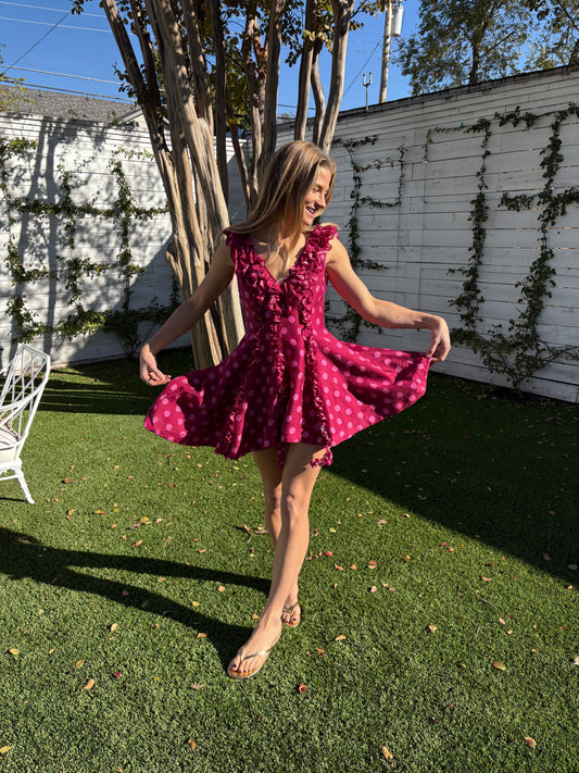 bianca dot dress
