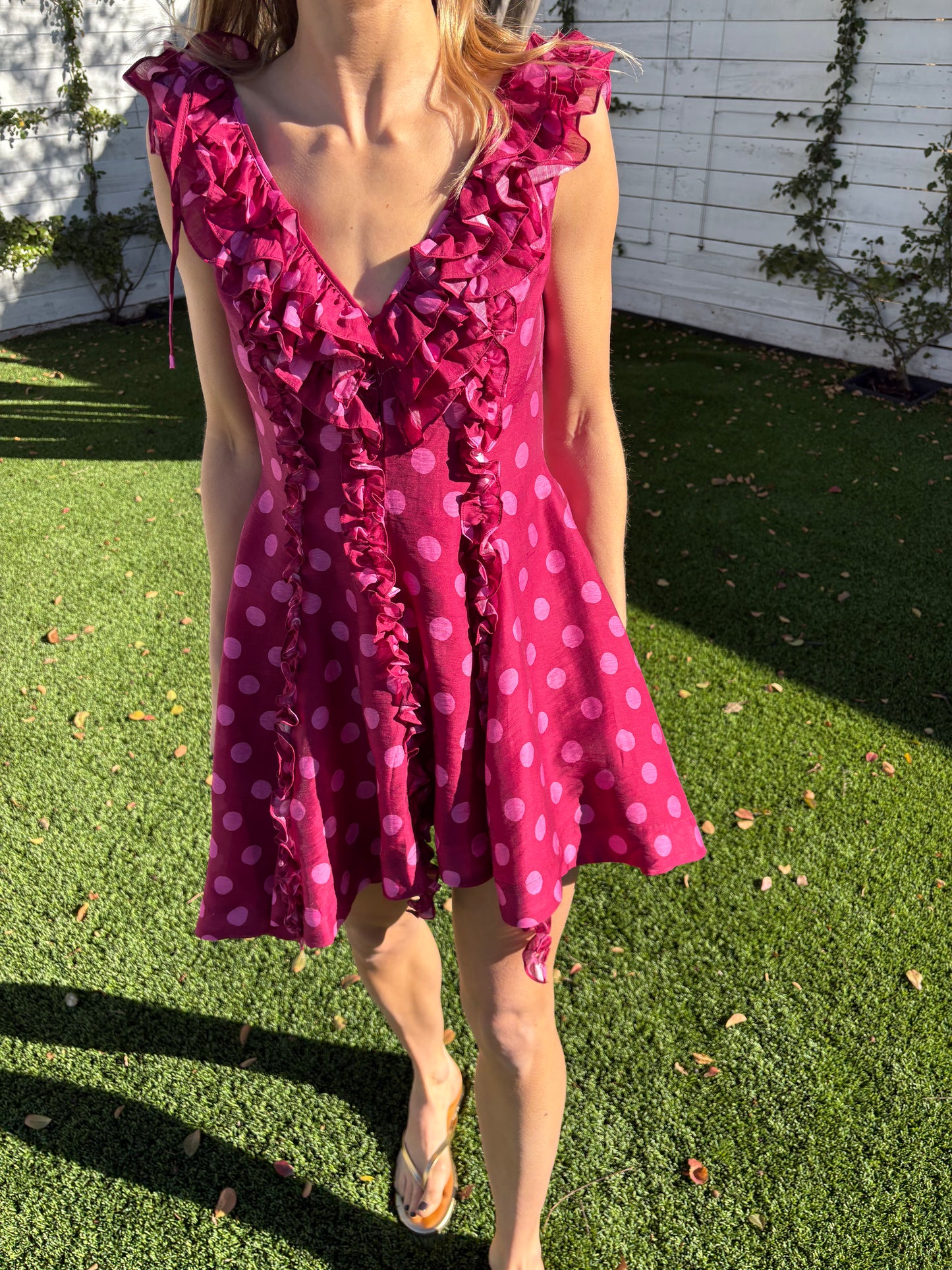 bianca dot dress
