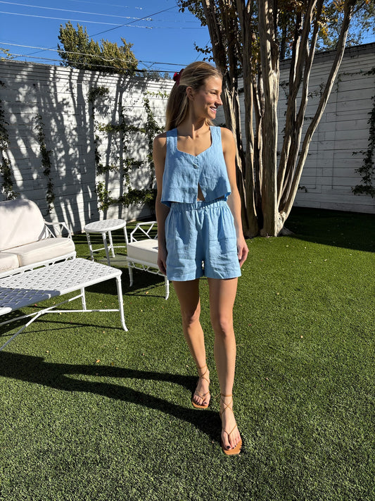 theo linen short