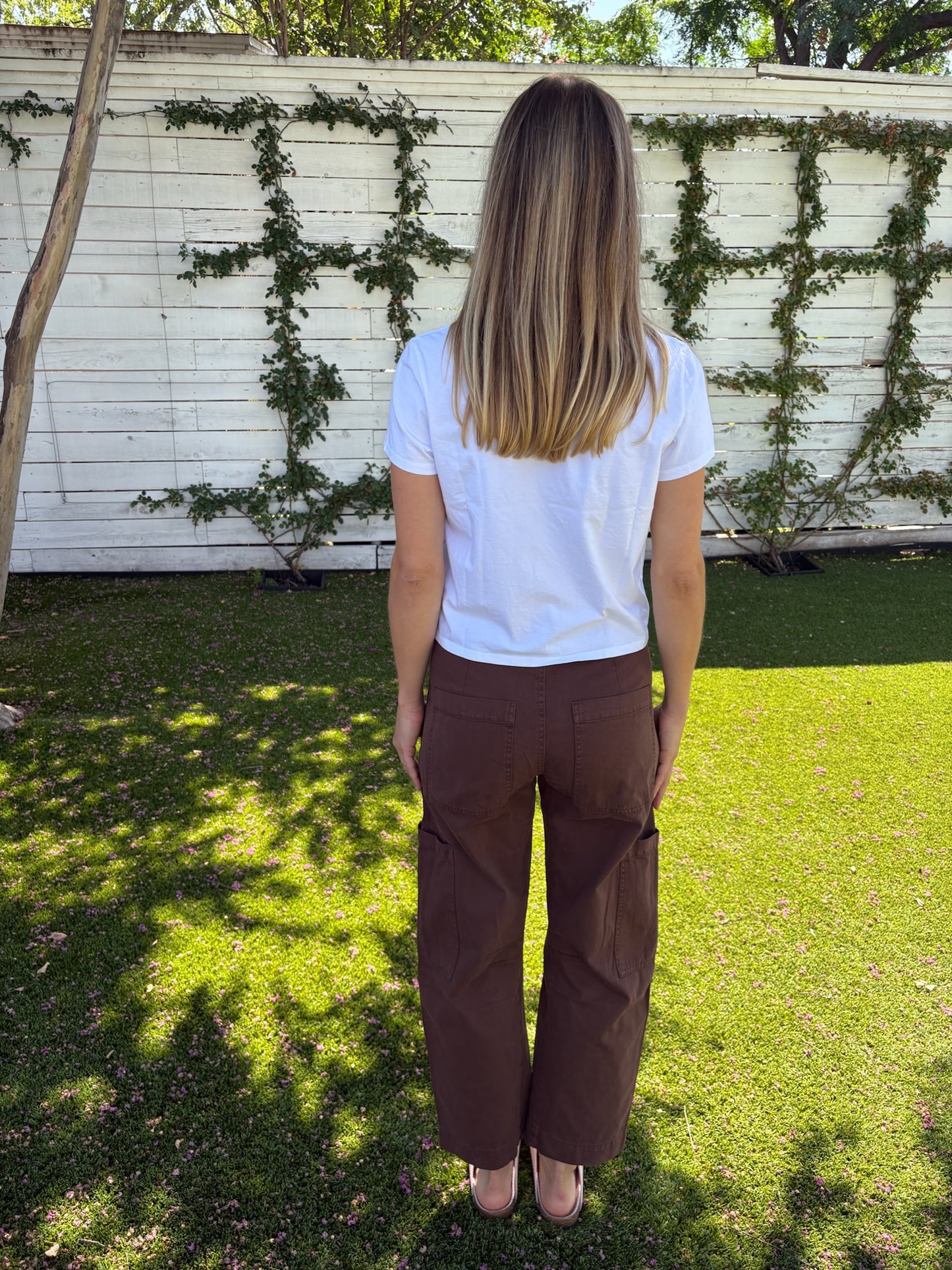 sabrina utility pants in lindt