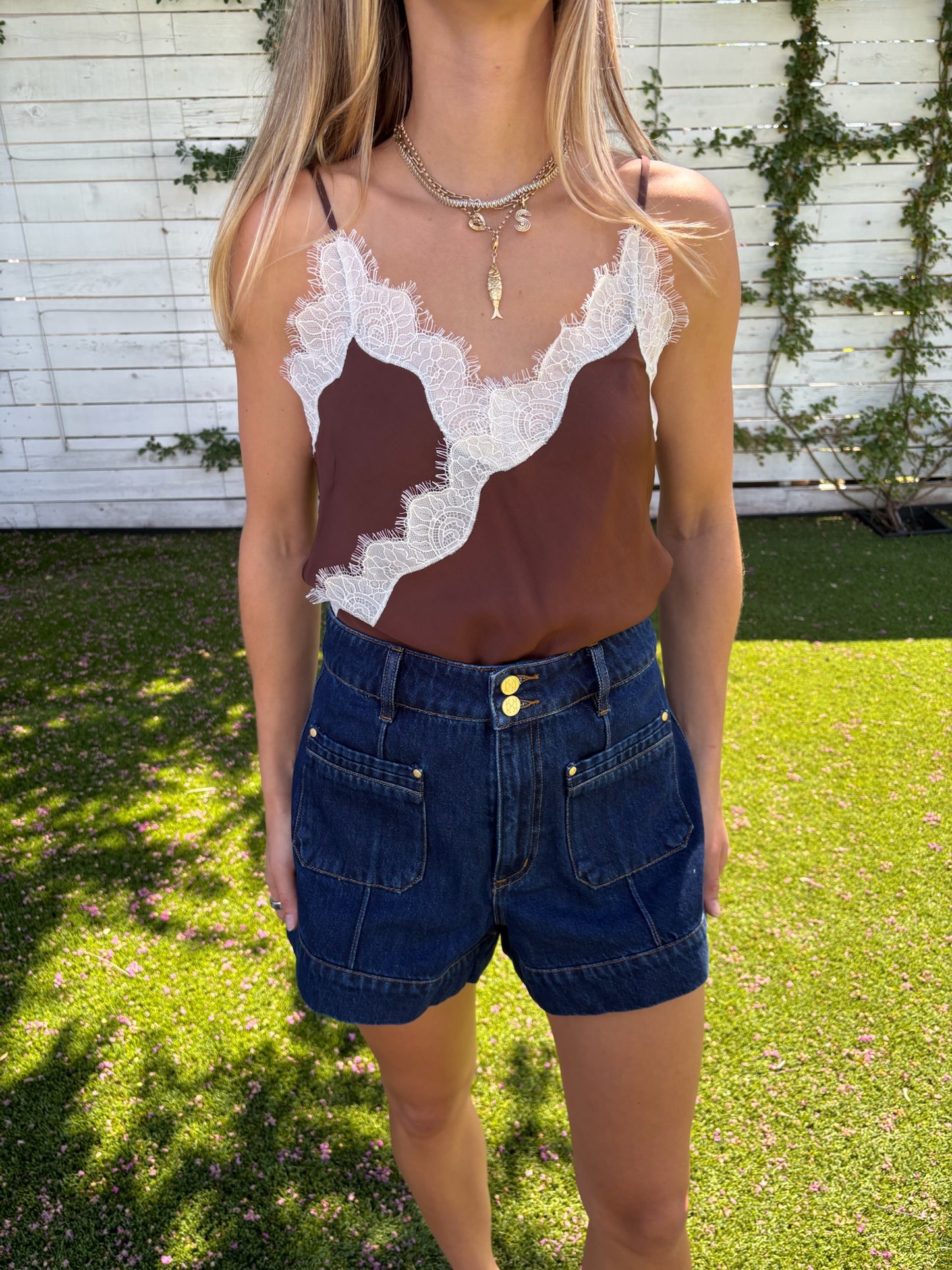 hanna denim short