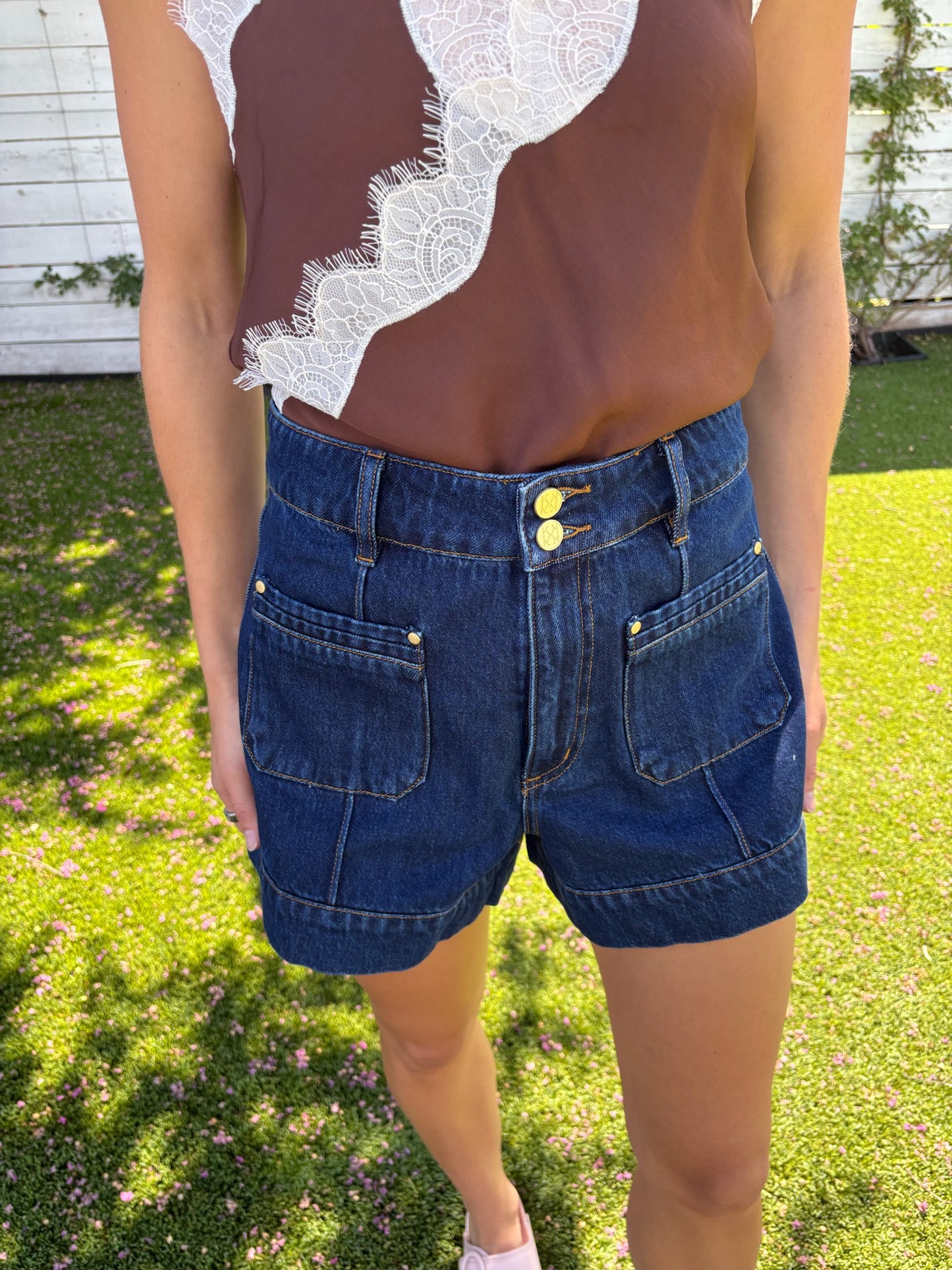 hanna denim short