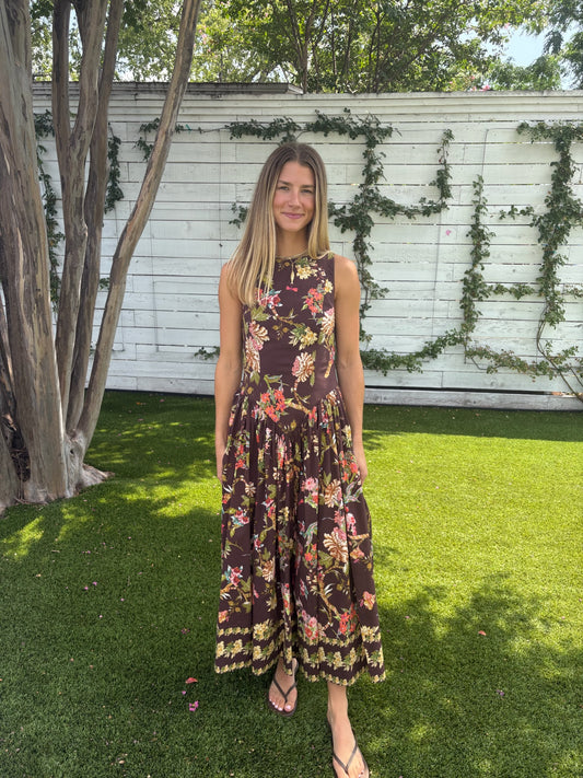 boat neck midi dress