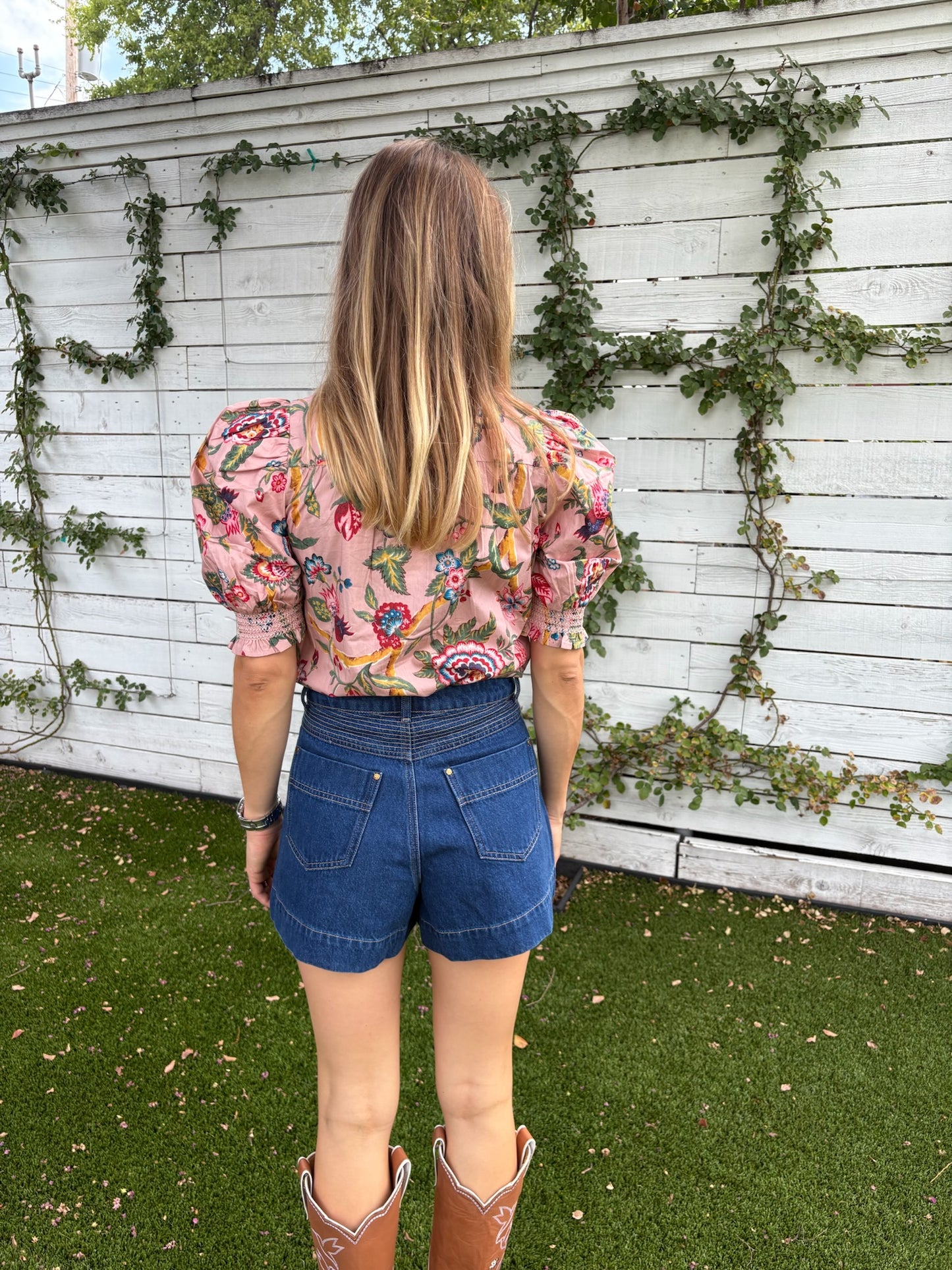 zuri top jessa floral print