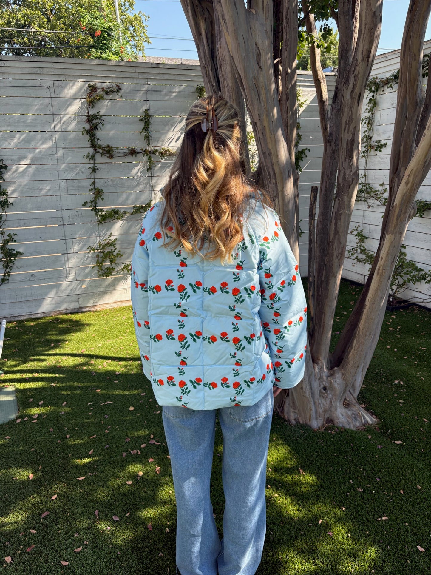 roses medium length jacket