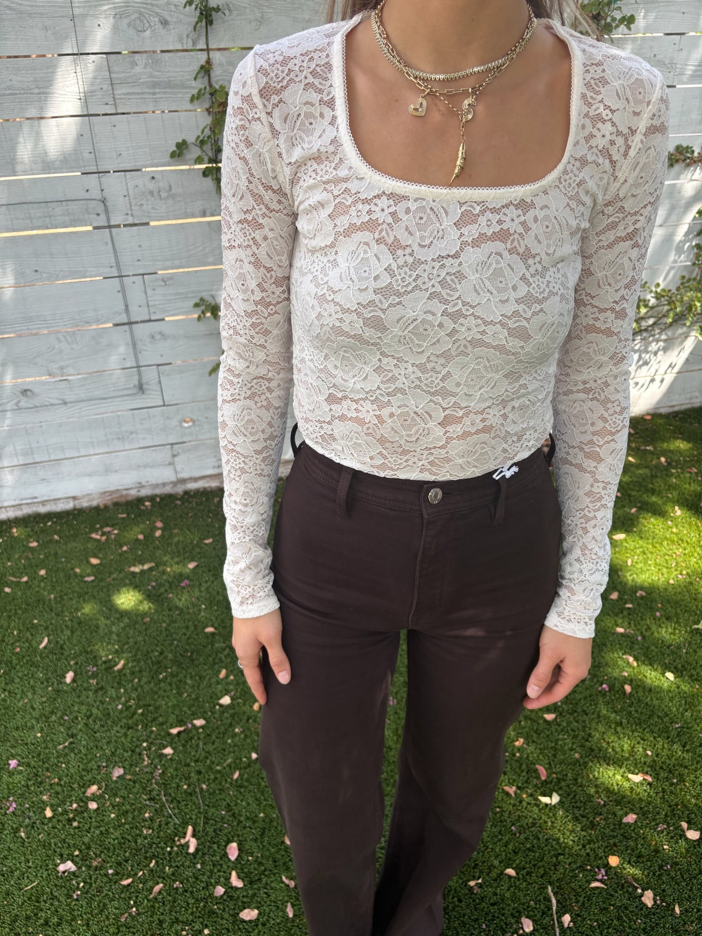 bonnie lace top