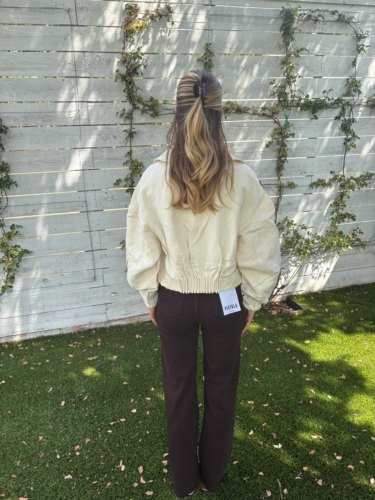 cass cropped jacket