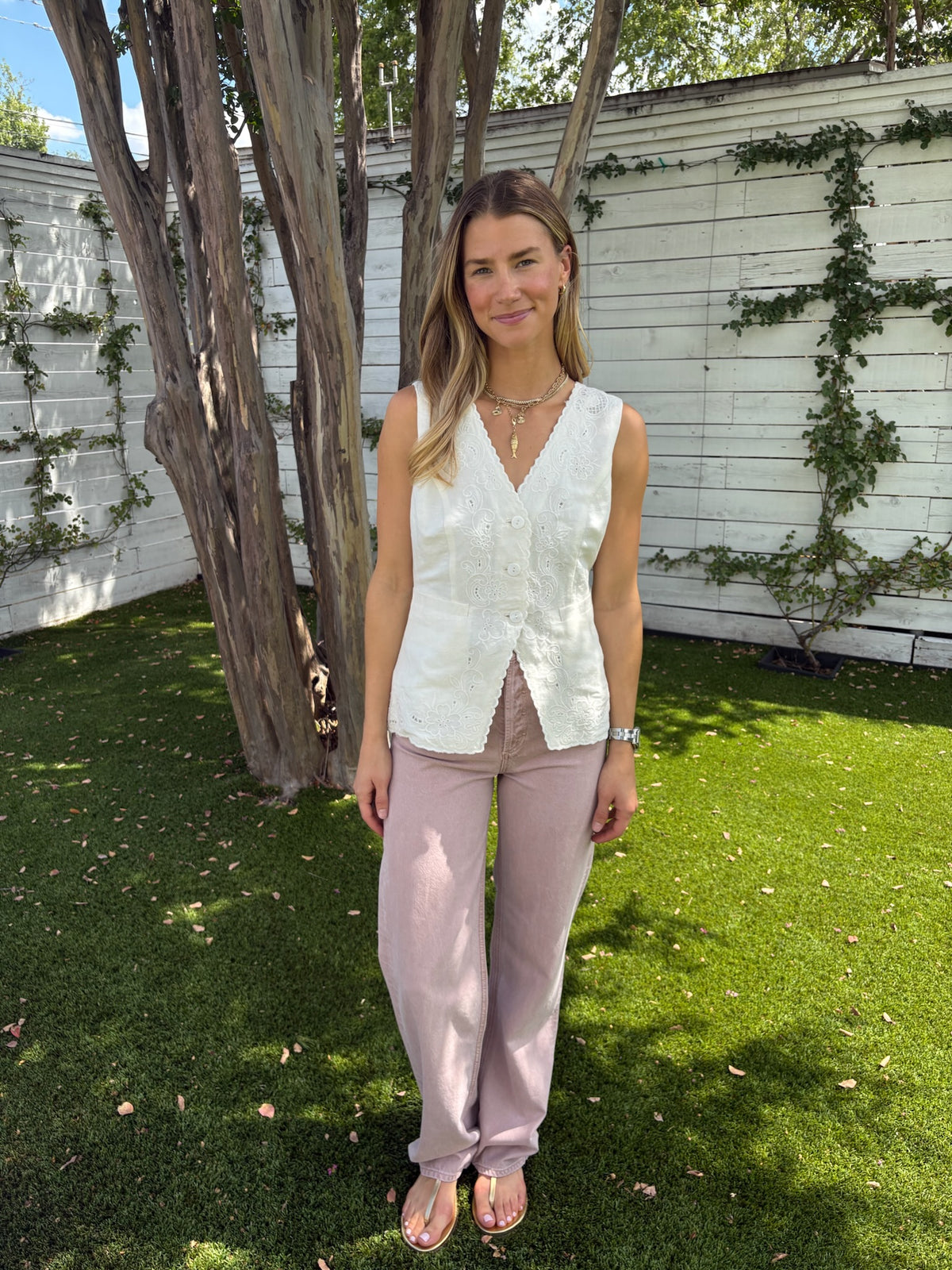 jesse top cutwork embroidery