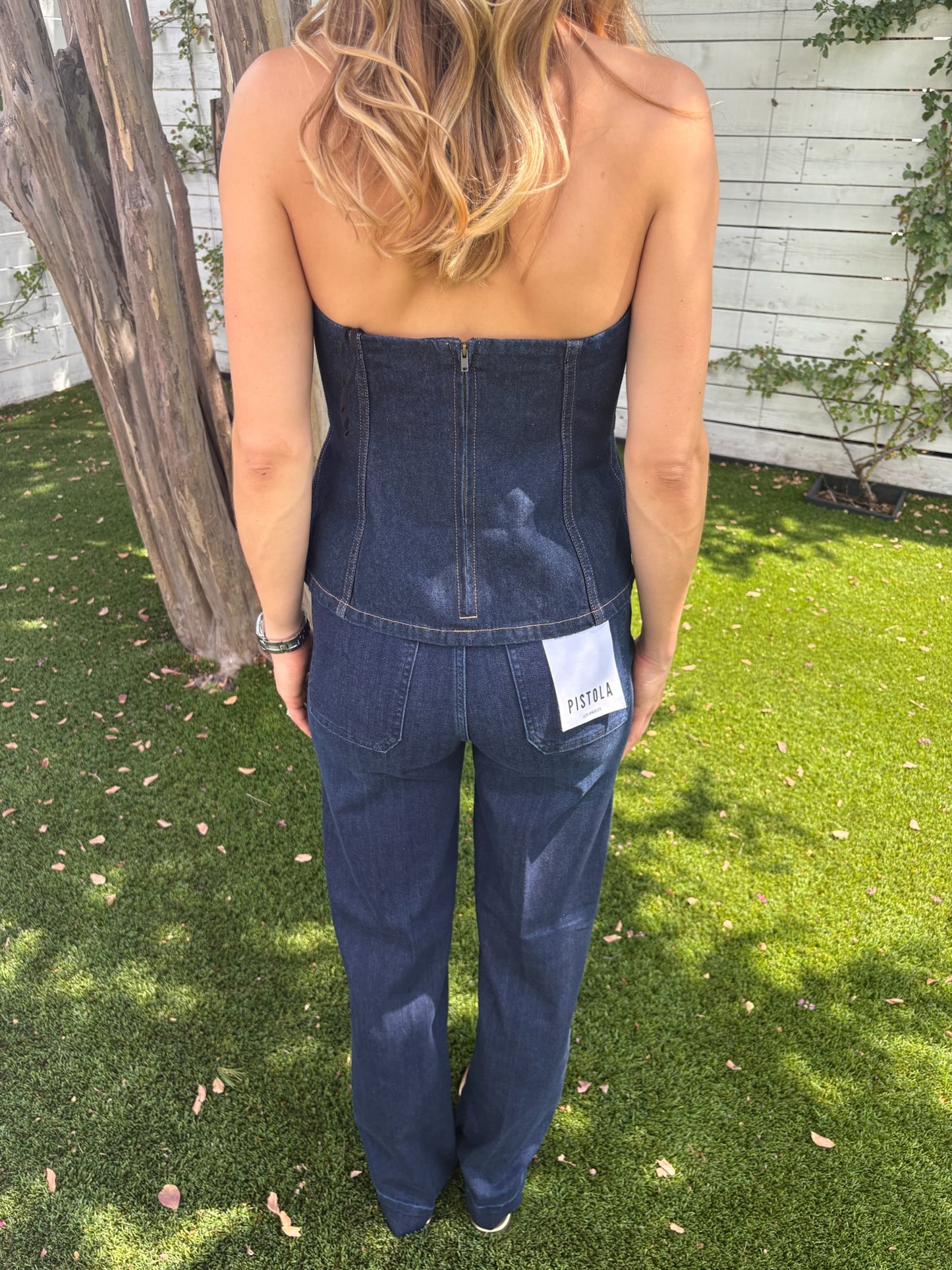 rita strapless bustier