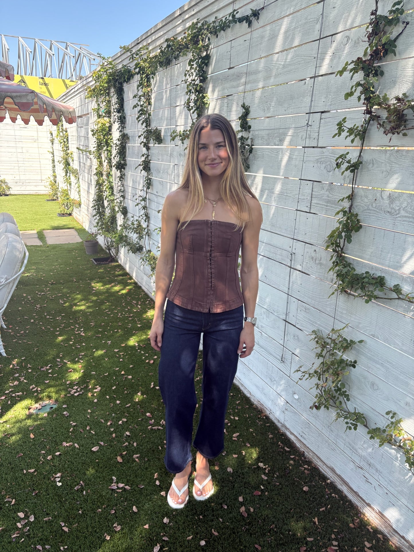 dakota denim bodice