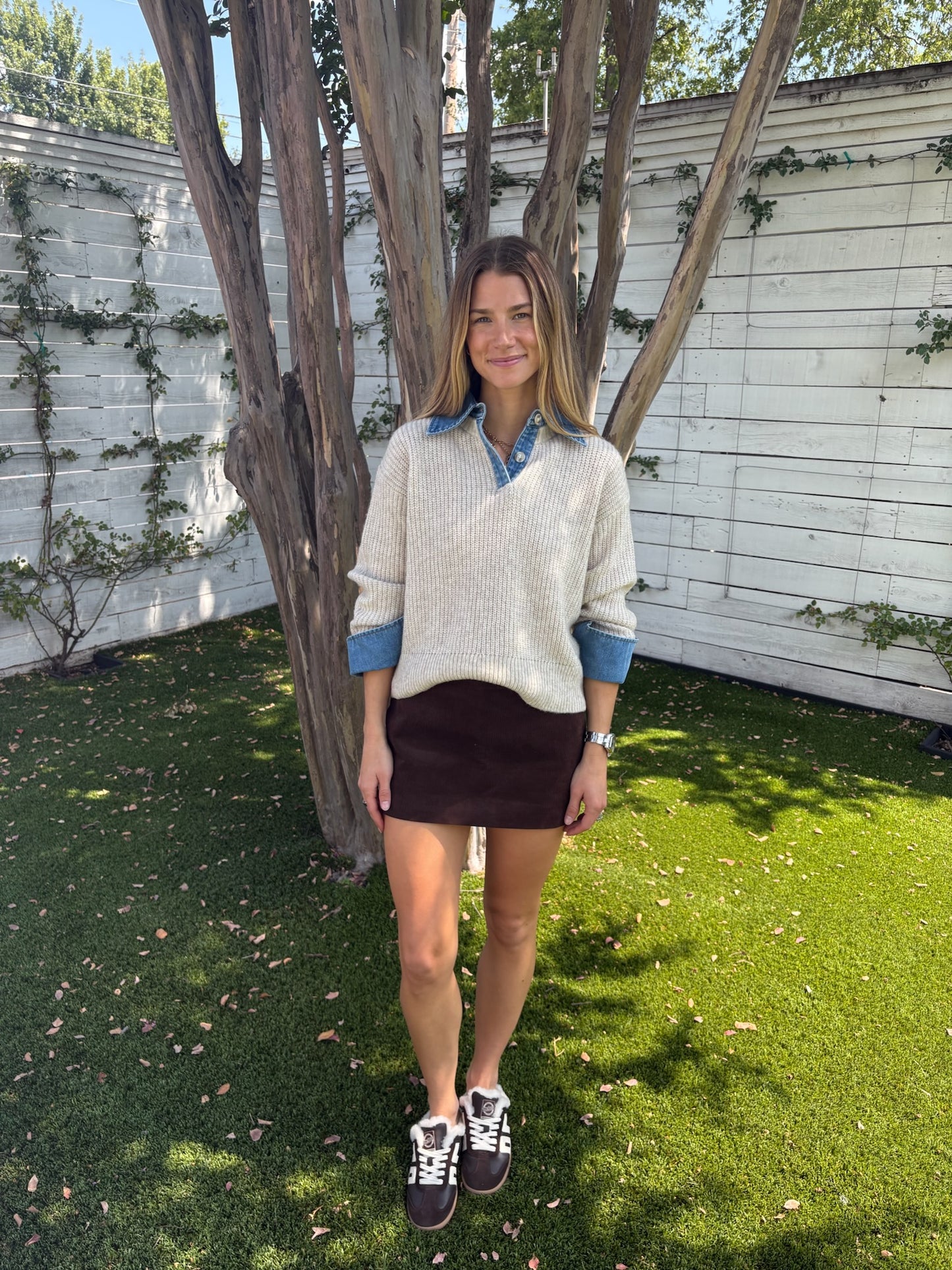 harvey sweater in oatmeal
