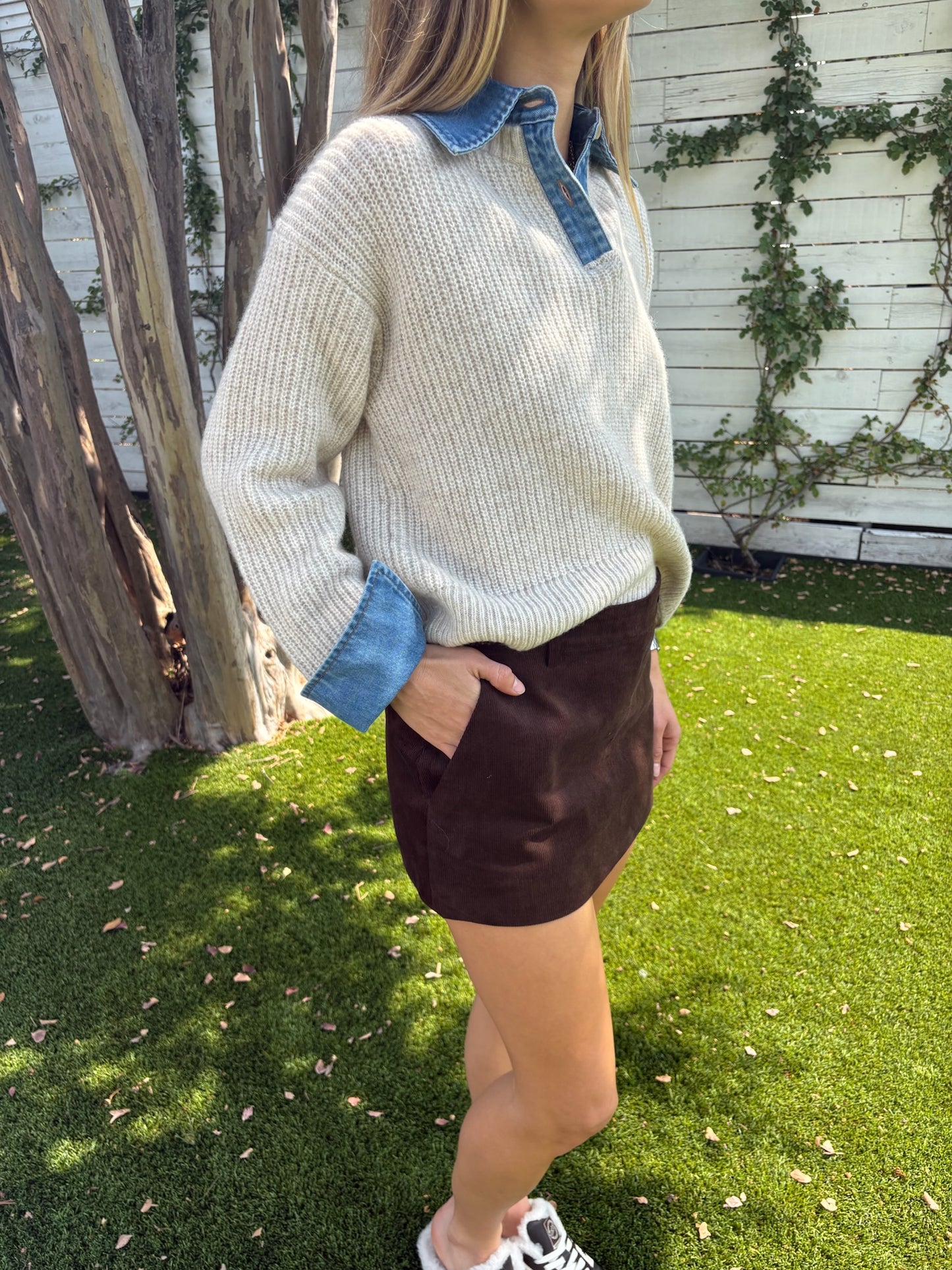 harvey sweater in oatmeal