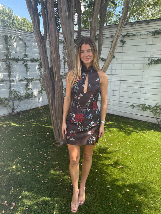 eva jacquard dress